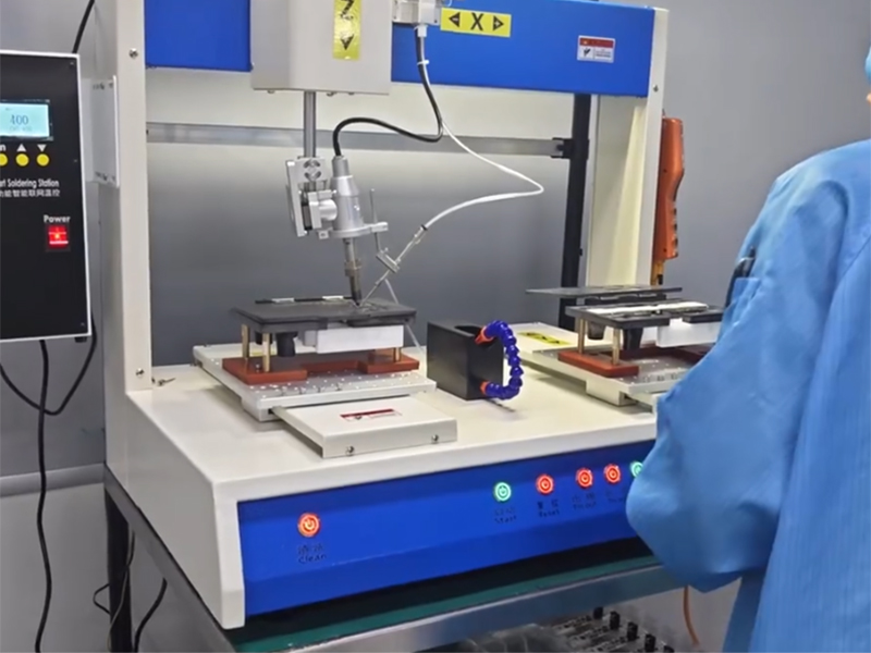 博贝自动焊锡机，操作...